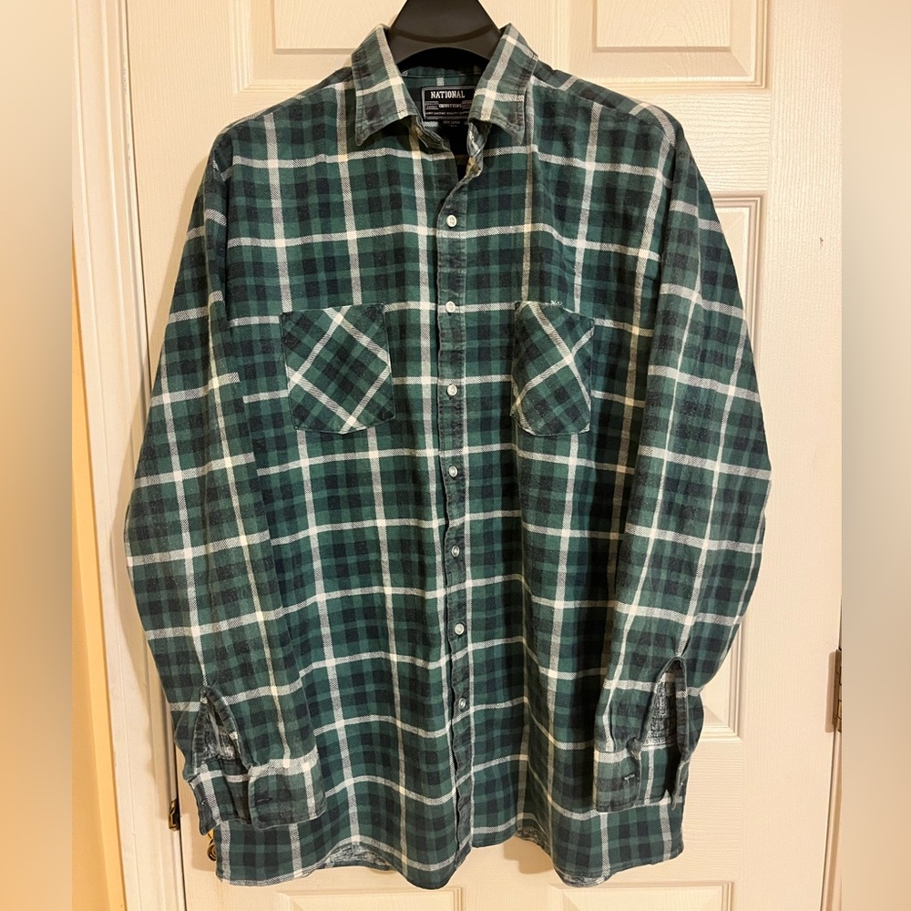 National Brand Vintage Flanel Green